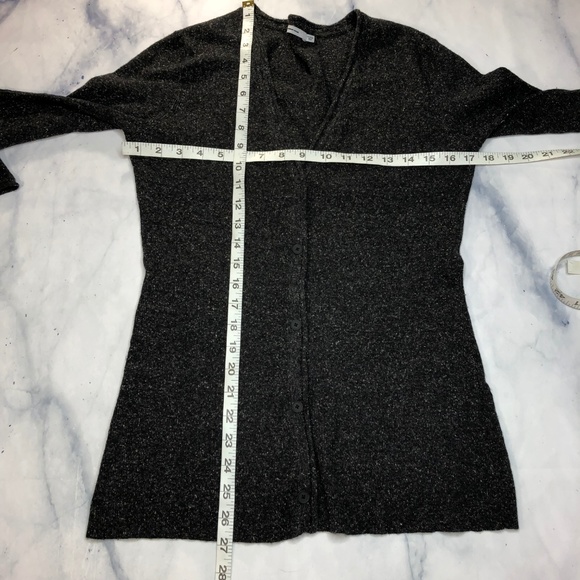T Alexander Wang Heather Grey Cardigan Sweater - Picture 5 of 8